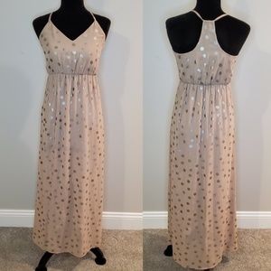 HP❤️ Judith March - Cream Metallic polka dot sheer